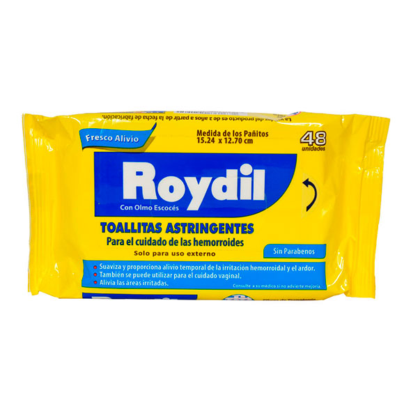 Roydil Toallitas Astringentes X 48 Unidades