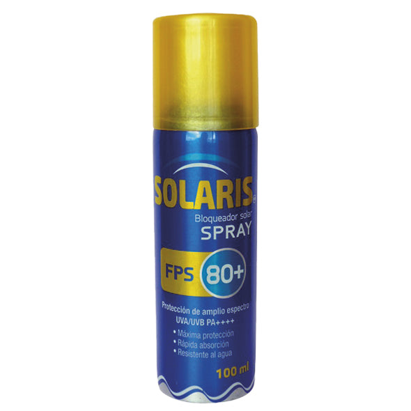 Solaris Bloqueador Solar Spray Fps 80+ X 100Ml