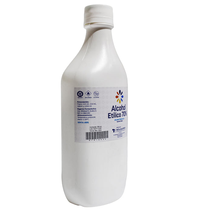 Alcohol Etilico 70 Sol. Farmacorp X 500Ml