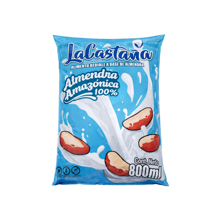 Leche Vegetal La Castaña Almendra X 800Ml