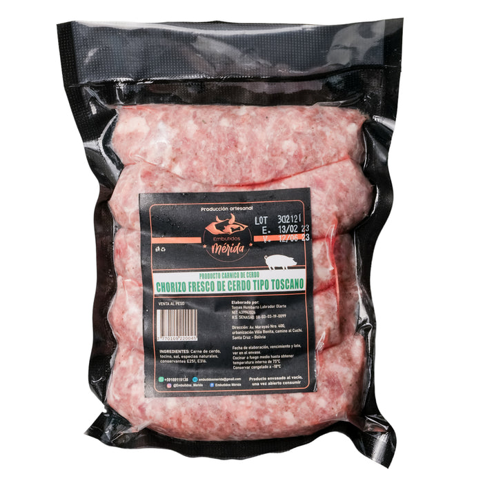 Merida Chorizo De Cerdo Tipo Toscano X Unidad