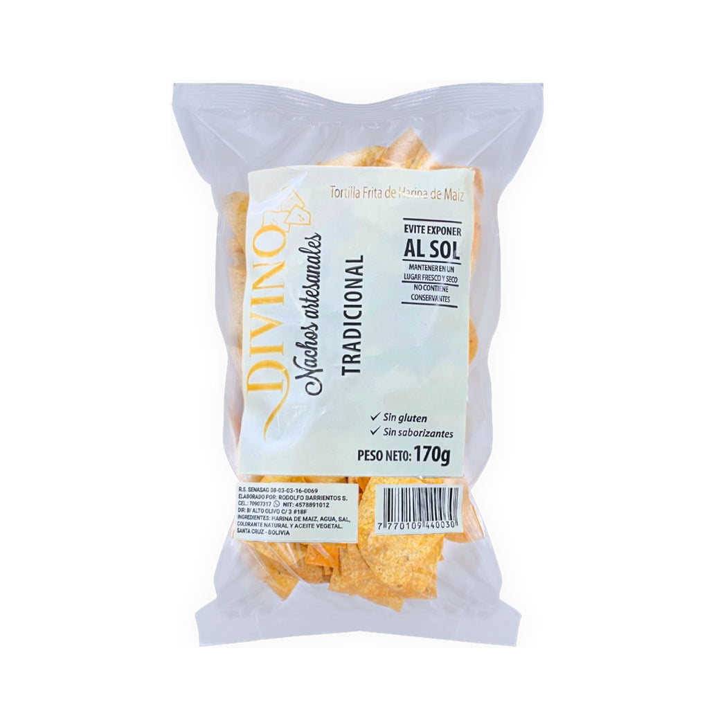 Nachos Artesanal Divino Tradicional X 170G — Amarket