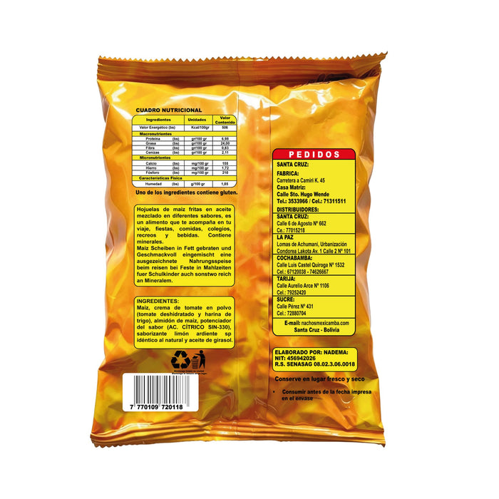 Nachos Mexicamba Sabor Picante X 35G