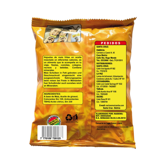Nachos Mexicamba Sabor Picante X 120G