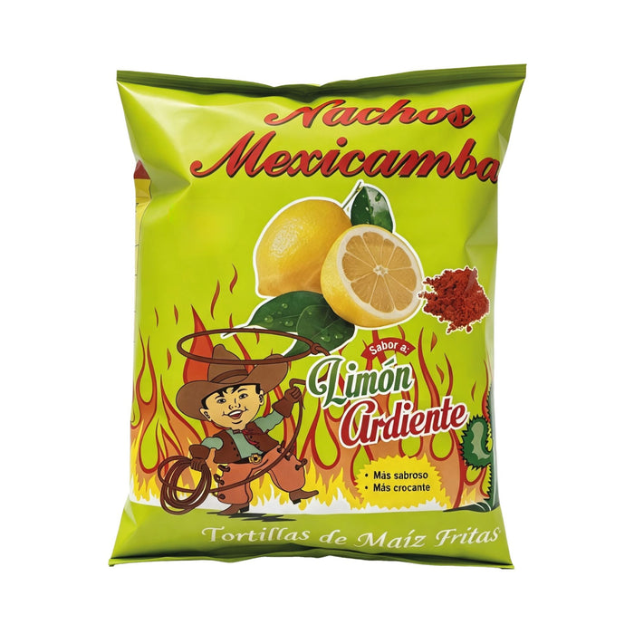 Nachos Mexicamba Sabor A Limon Ardiente X 120G