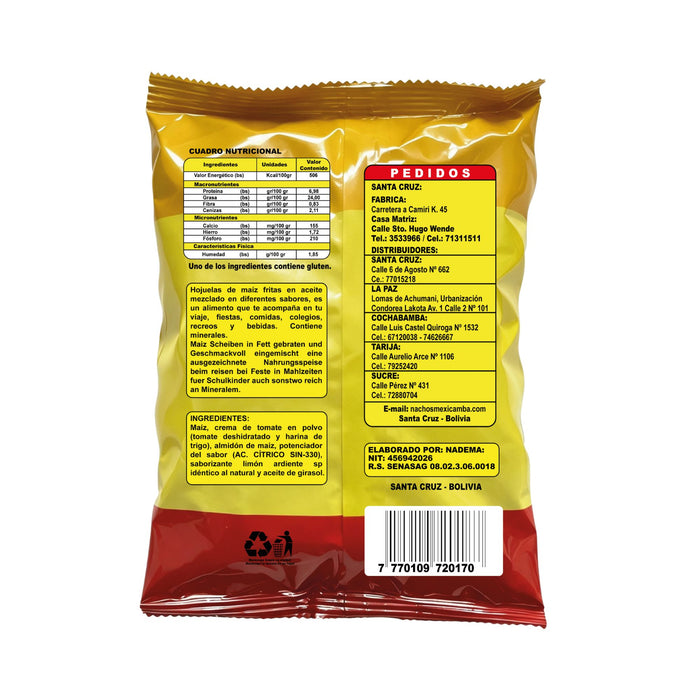 Nachos Mexicamba Sabor Tradicional X 35G