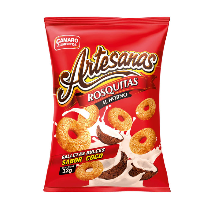 Rosquitas Artesanas Sabor A Coco X 32G