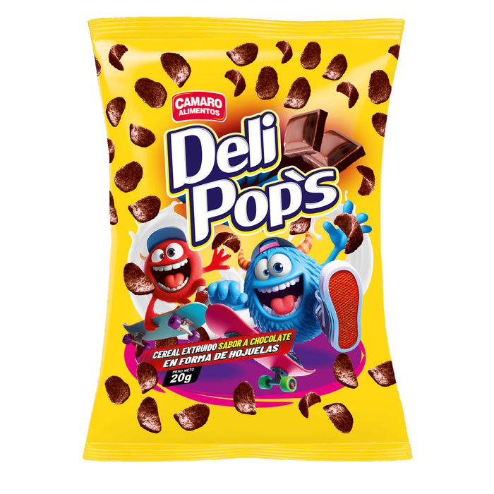 Cereal Deli Pops Hojuelas Sabor Chocolate X 20G