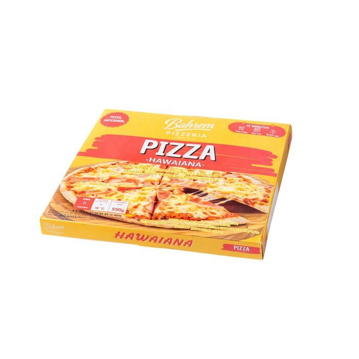 Pizza Precocida Bahrem Hawaiana X 550G