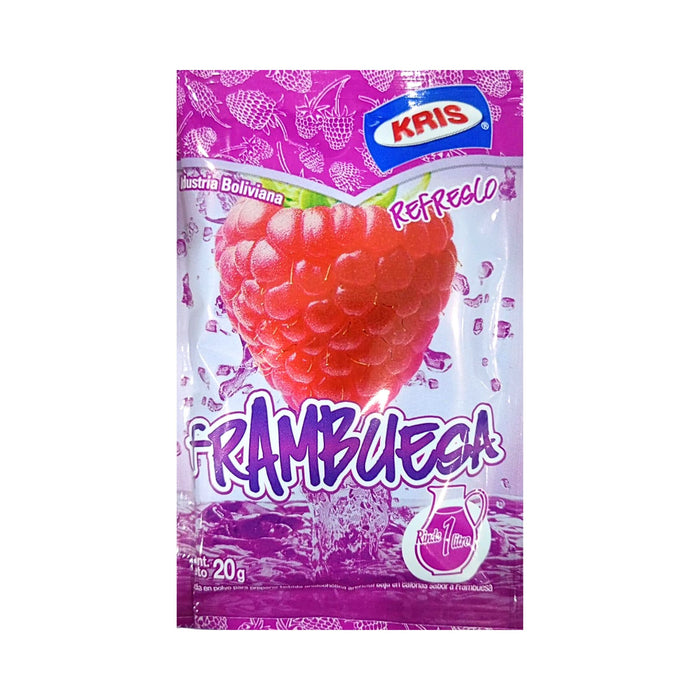 Refresco En Polvo Kris Frambuesa X 20G