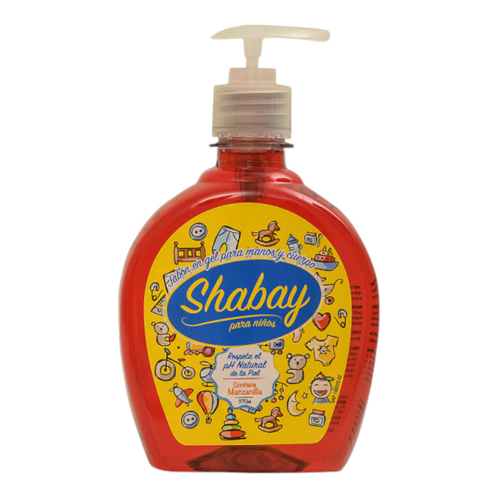 Jabón Shabay En Gel Para Niños X 370Ml