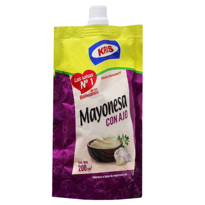 Kris Mayonesa Con Ajo Sachet X 200G