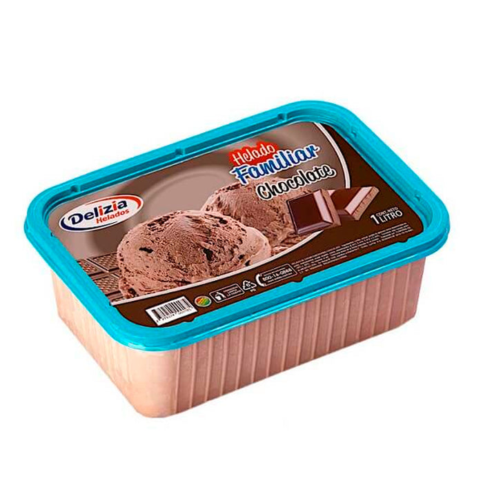 Delizia Helado Famil.Chocolate X 1 L