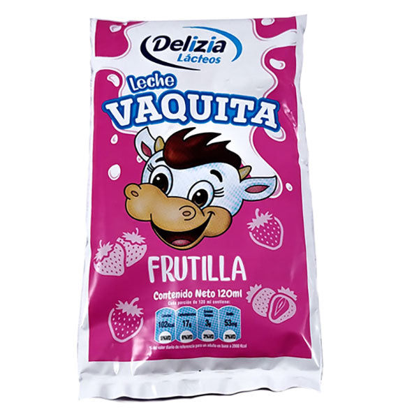 Delizia Leche Frutilla Bolsa X 120Ml