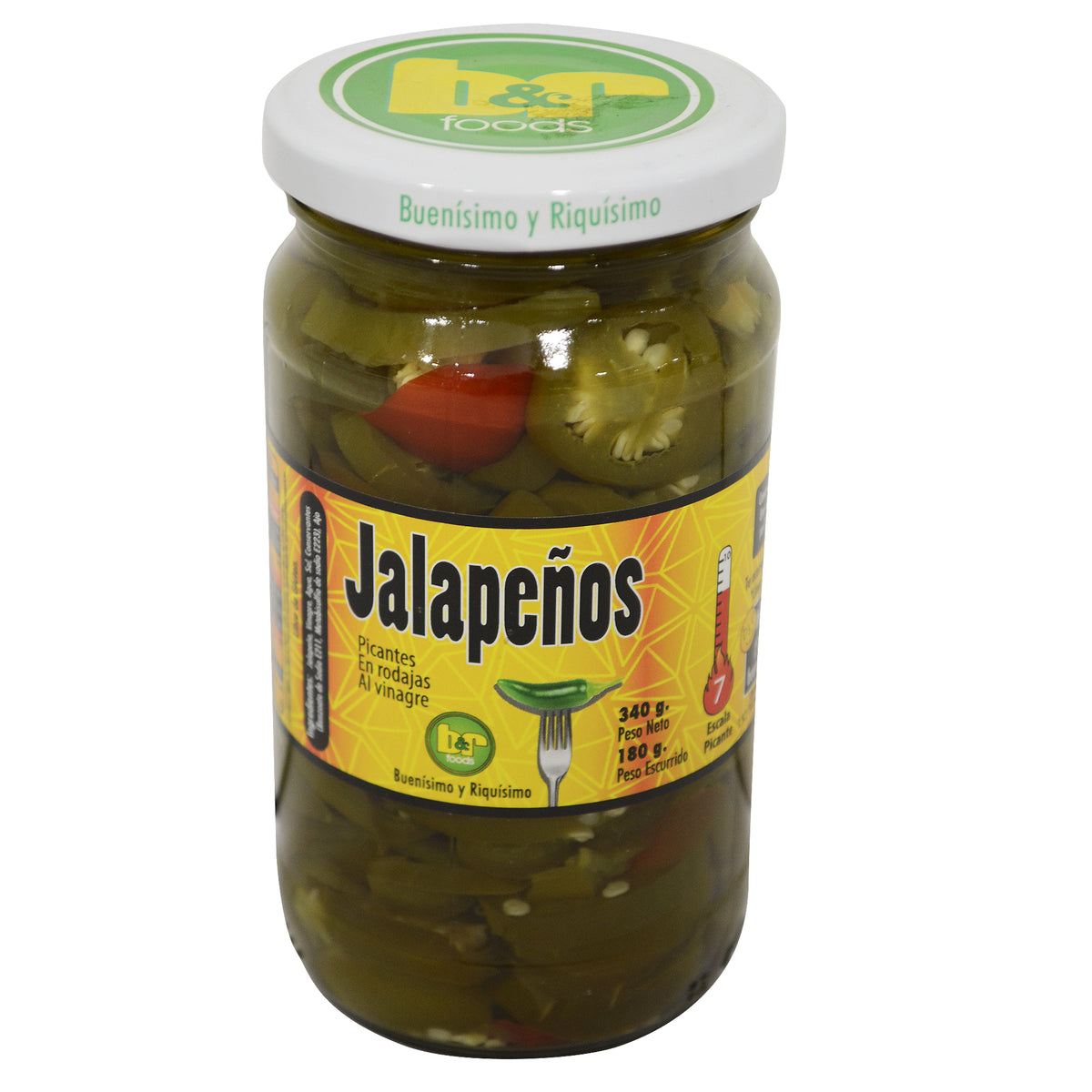 Jalapeños Byr Foods En Rodajas X 340G — Amarket