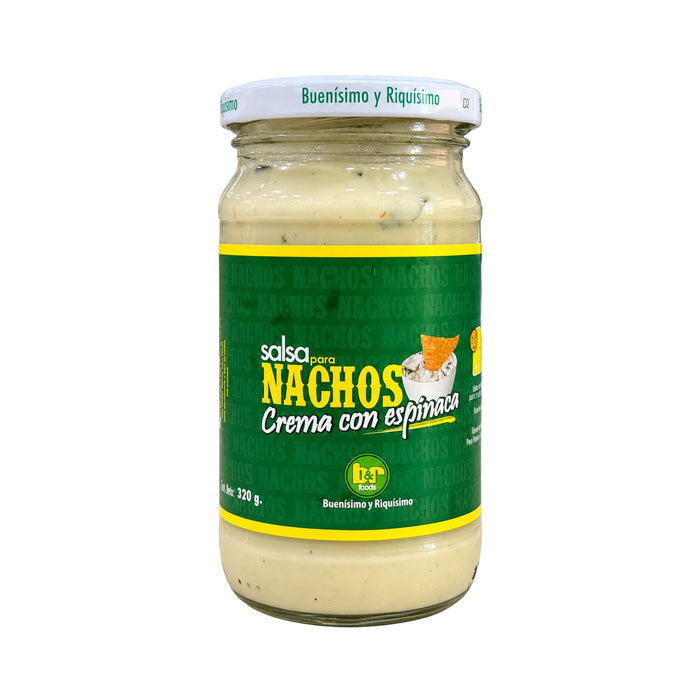 Salsa Byr Para Nachos Crema Con Espinaca X 320G