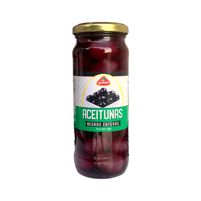 Aceitunas Negras Enteras Gustoso X 330G