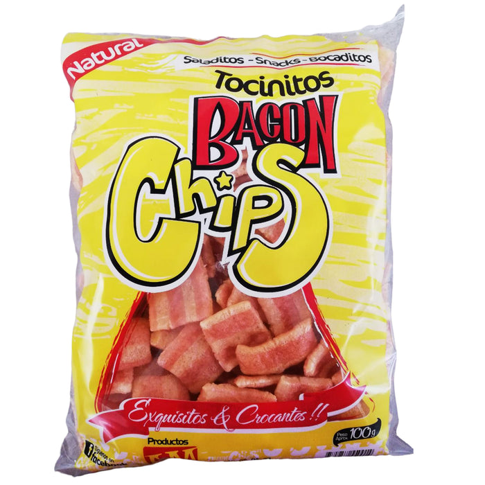 Bacon Chips Tocinitos Sabor Natural X 100G