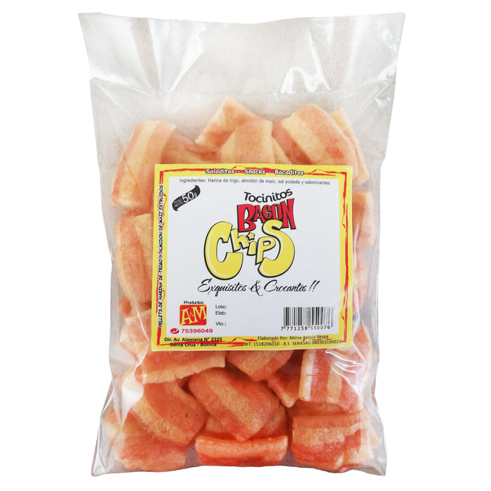 Bacon Chips Tocinitos Sabor Natural X 50G