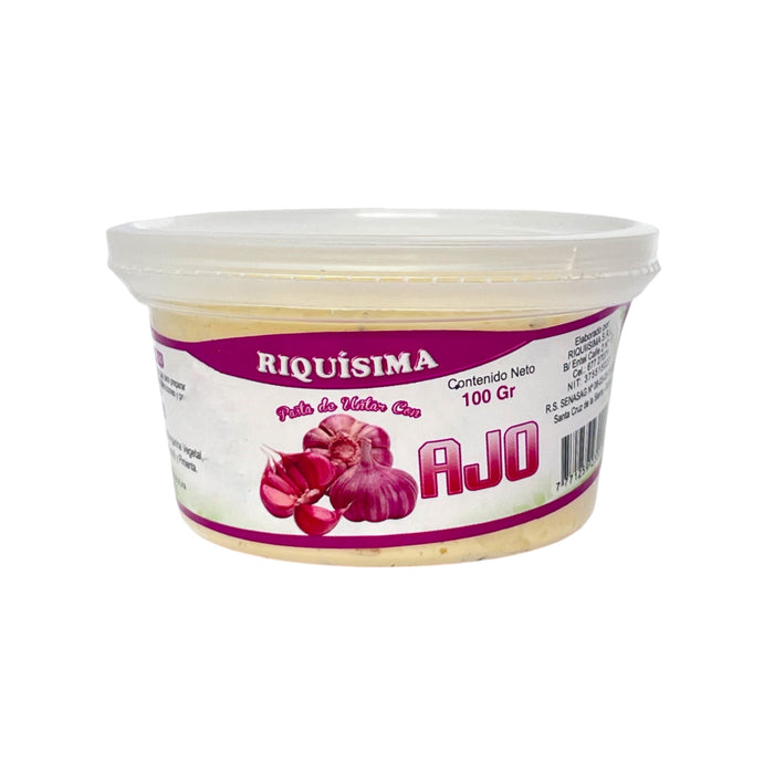 Pasta De Untar Riquísima Con Ajo X 100G