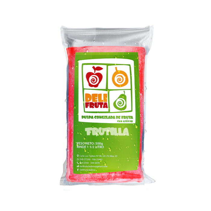 Pulpa De Fruta Congelada Delifruta Frutilla X 500G