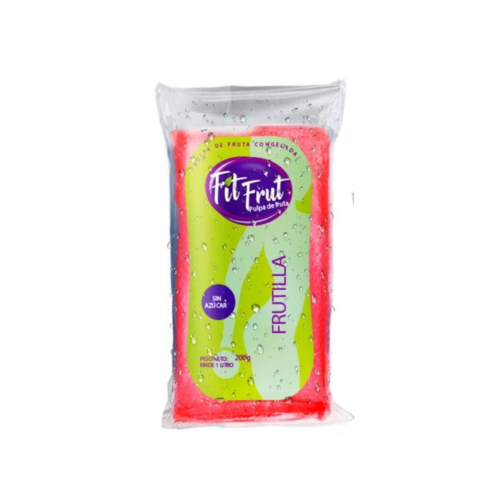 Pulpa De Fruta Congelada Fit Frut Frutilla X 200G