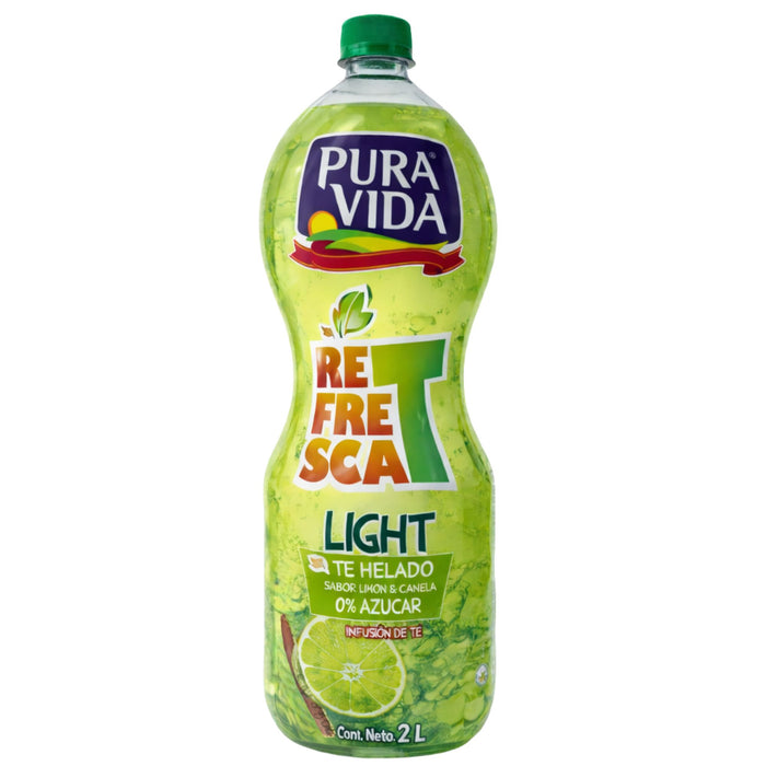 Té Helado Pura Vida Sabor Limon Y Canela Light X 2Lt