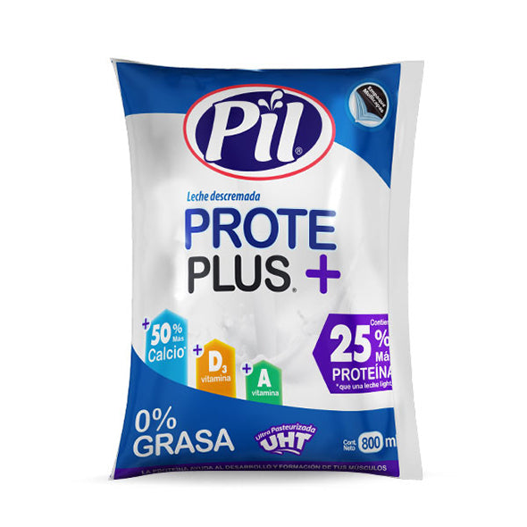 Pil Leche Prote Plus Uht Descremada X 800Ml