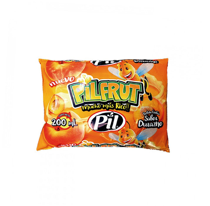 Pilfrut Sabor Durazno Bolsa X 190Ml