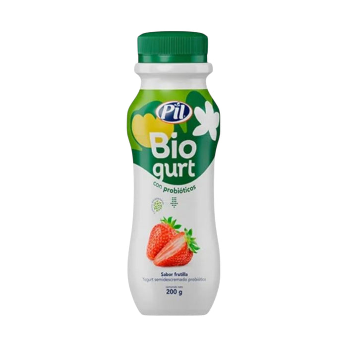 Pil Biogurt Con Probióticos Botella Frutilla X 200G