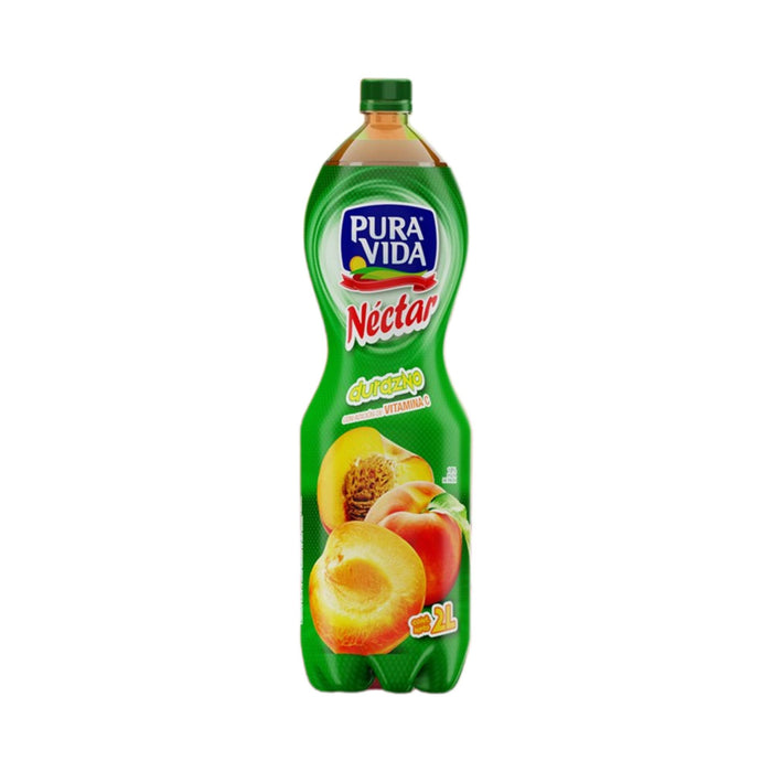 Néctar Pura Vida Durazno Con Adición De Vitamina C X 2L