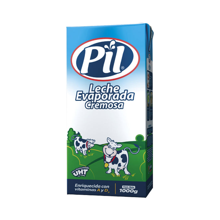 Pil Leche Evaporada Cremosa Tetra Uht X 1000G