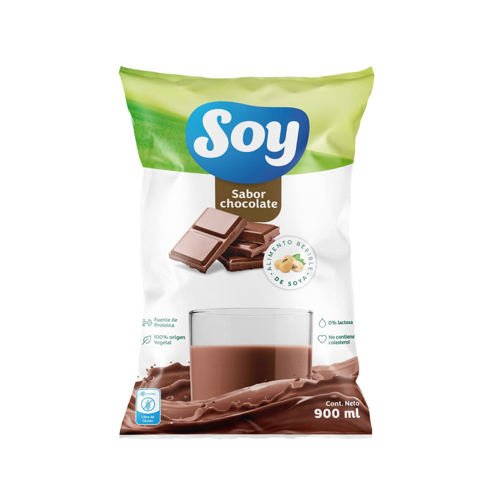 Leche De Soya Soy Chocolate Bolsa X 900Ml