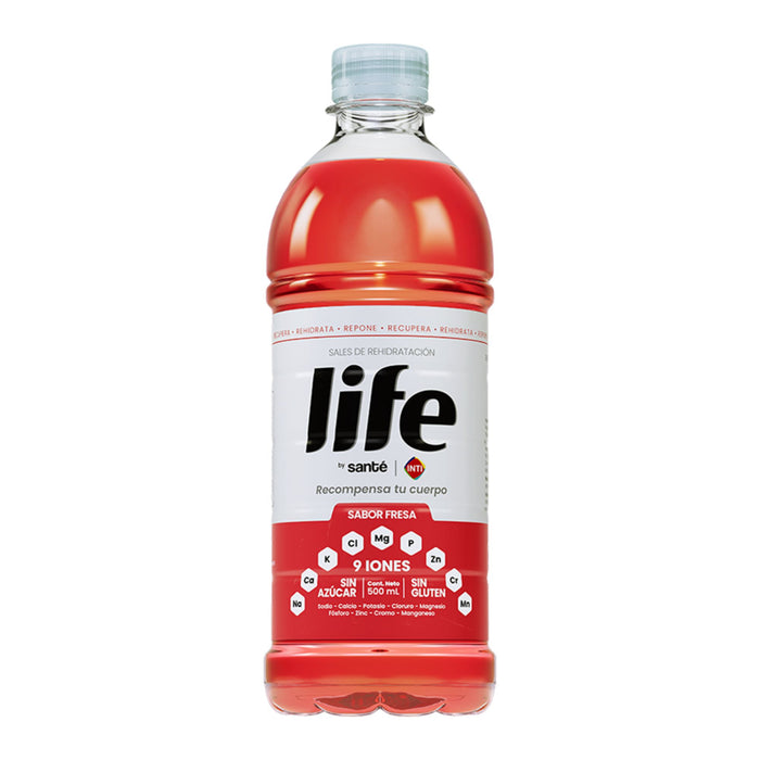 Bebida Rehidratante Life Sabor Fresa X 500Ml