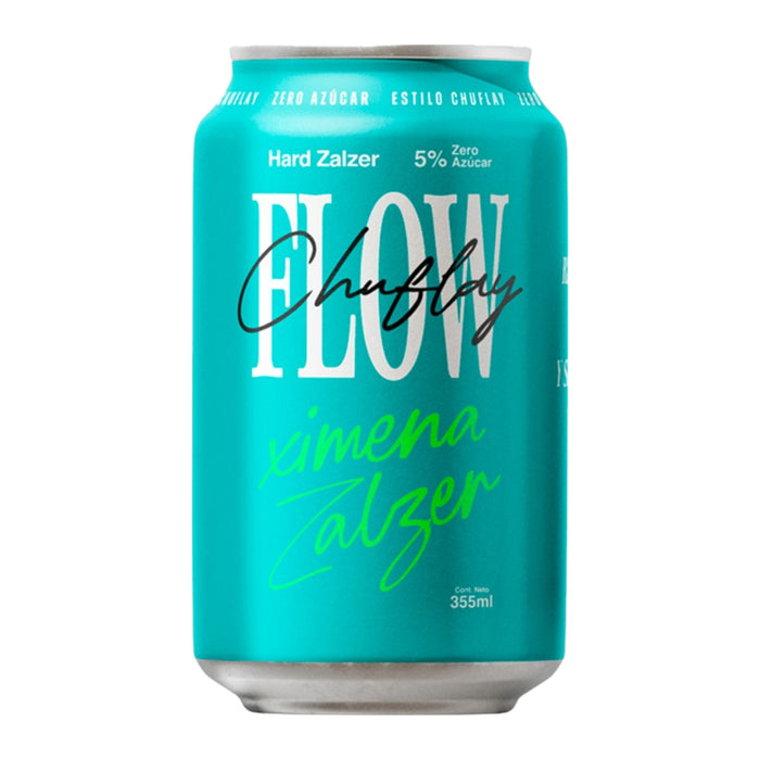 Bebida Flow Chuflay Ximena Zalzer Sabor Limon Y Ginger Ale X 355Ml