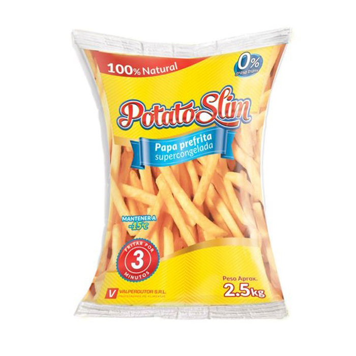 Papa Potato Slim Prefrita Congelada X 2.5 K