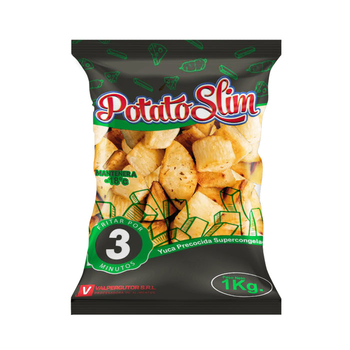 Yuca Potato Slim Precocida Congelada X 1K