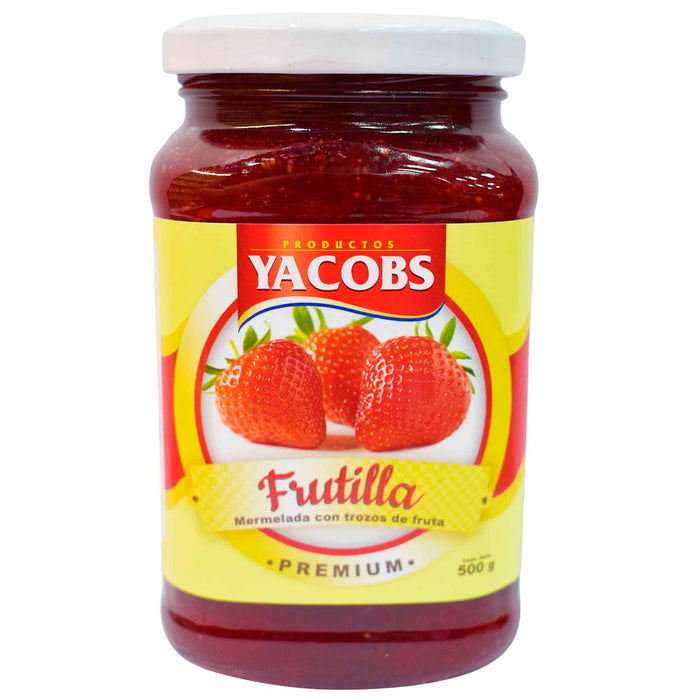 Yacobs Premium Mermelada Frutilla X 500G