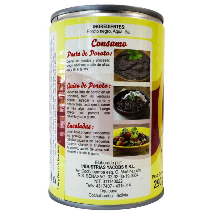 Yacobs Porotos Negros En Conserva X 430G