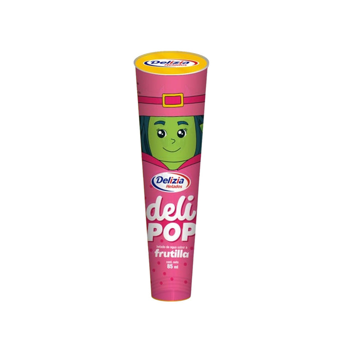 Helado De Agua Deli Pop Sabor Frutilla X 85Ml