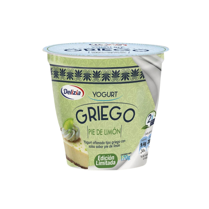 Yogurt Griego Delizia Pie De Limón X 170G