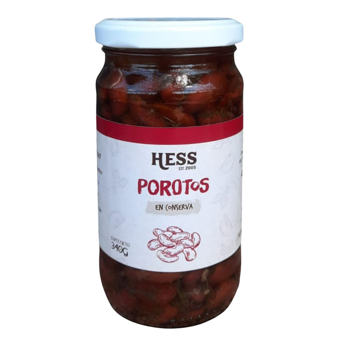 Porotos En Conserva Hess X 340G