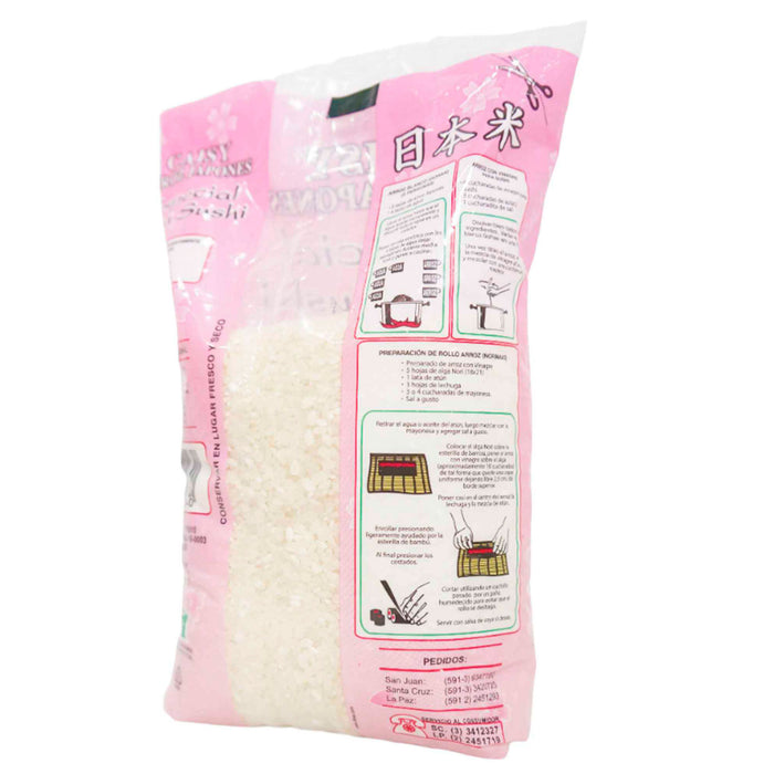 Arroz Caisy Japonés Especial Para Sushi X 1Kg