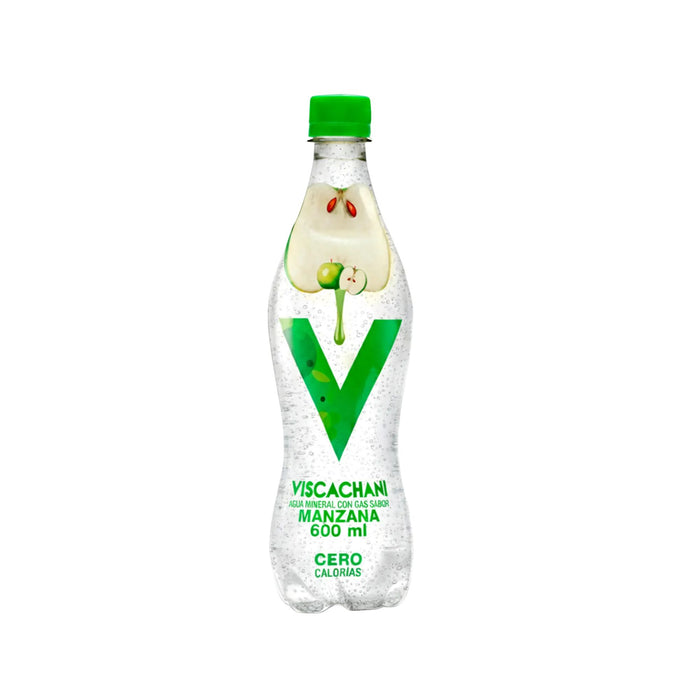 Agua Mineral Con Gas Viscachani Manzana X 600Ml