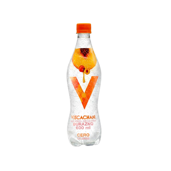 Agua Mineral Con Gas Viscachani Durazno X 600Ml
