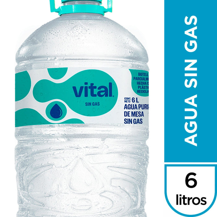 Agua Vital Sin Gas X 6 L