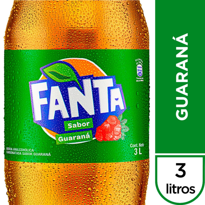 Fanta Guaraná X 3 L