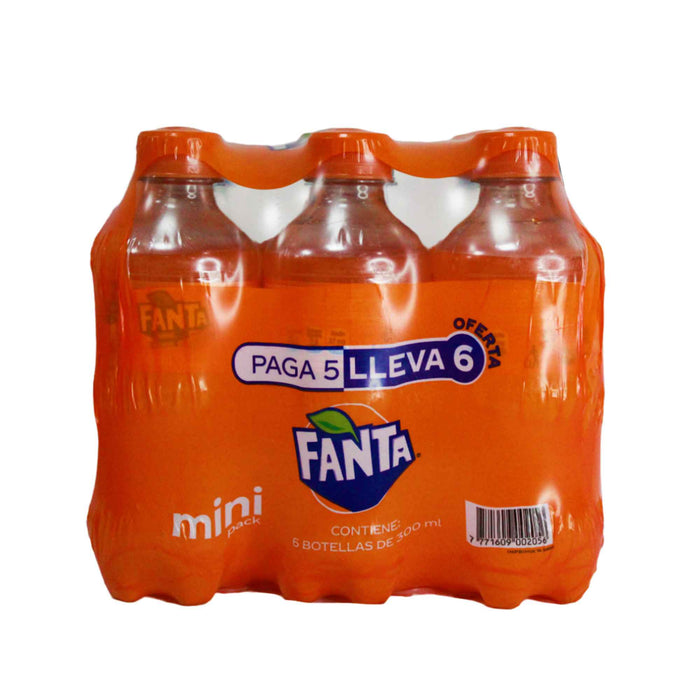 Fanta Naranja Mini Pack Paga 5 Lleva 6