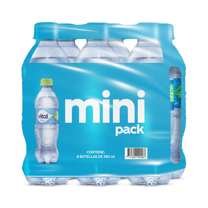 Agua Vital Sin Gas Pack 300Ml X 6 Unidades