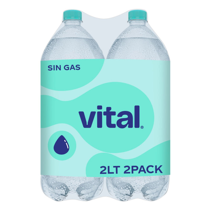 Pack Agua Vital 2 Litros X 2 Unidades